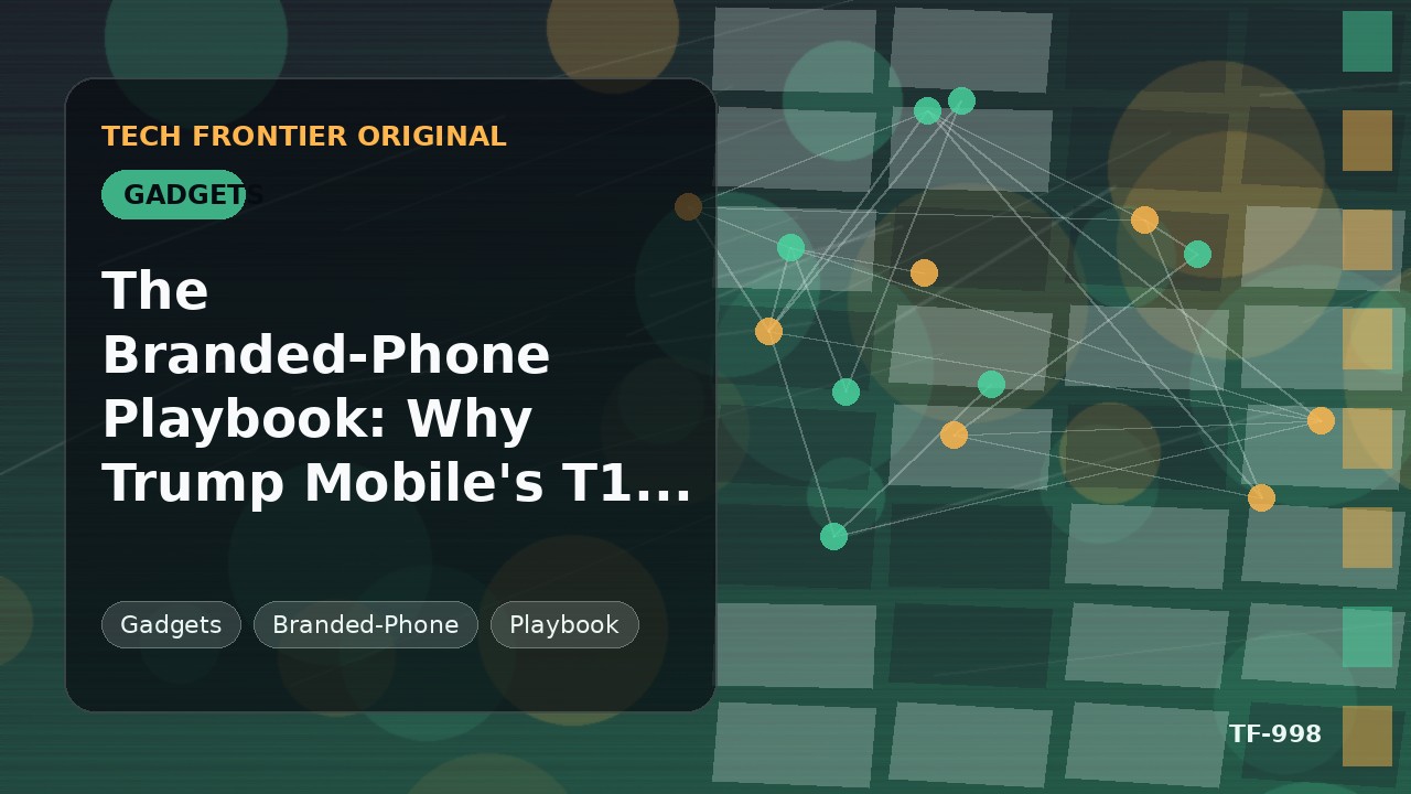 ブランド・スマートフォンの戦略:Trump MobileのT1が示す意味